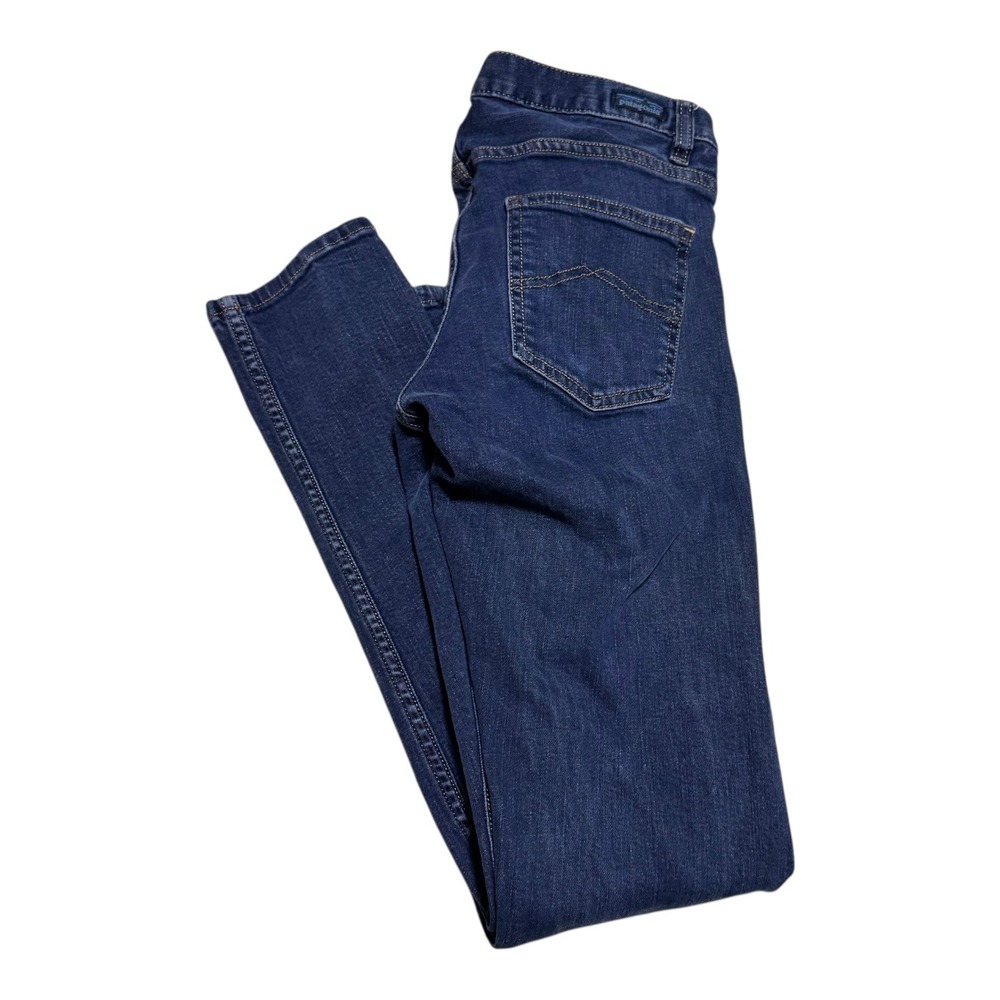 Patagonia Slim Straight Low Rise Dark Wash Jeans Women's 26  (Fits‎ 28x29.75)